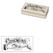 ceremonie rubberstempel (Gestempeld)