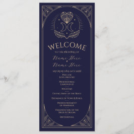 Ceremonie Trouwfeest Kaarten Tarot Programma Sterr