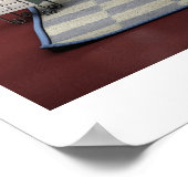 ceremoniële katten II (kat nr. 4) Poster (Hoek)