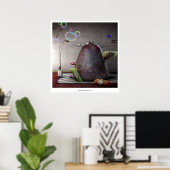 ceremoniële katten II (kat nr. 4) Poster (Thuiskantoor)