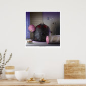 ceremoniële katten II (kat nr. 5) Poster (Keuken)