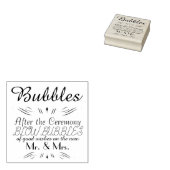 Ceremony Bubbles Rubber Stamp Rubberstempel (Gestempeld)
