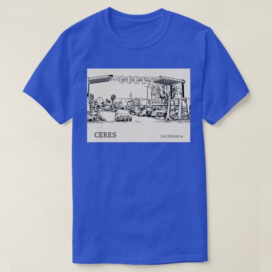 Ceres California TShirt 1 (Design voorkant)