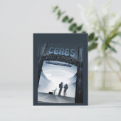 Ceres Dwarf Planet Space Sci Fi Briefkaart (Staand voorkant)