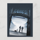Ceres Dwarf Planet Space Sci Fi Briefkaart (Voorkant)