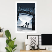 Ceres dwerf planeet vakantion advertentie ruimteto poster (Thuiskantoor)