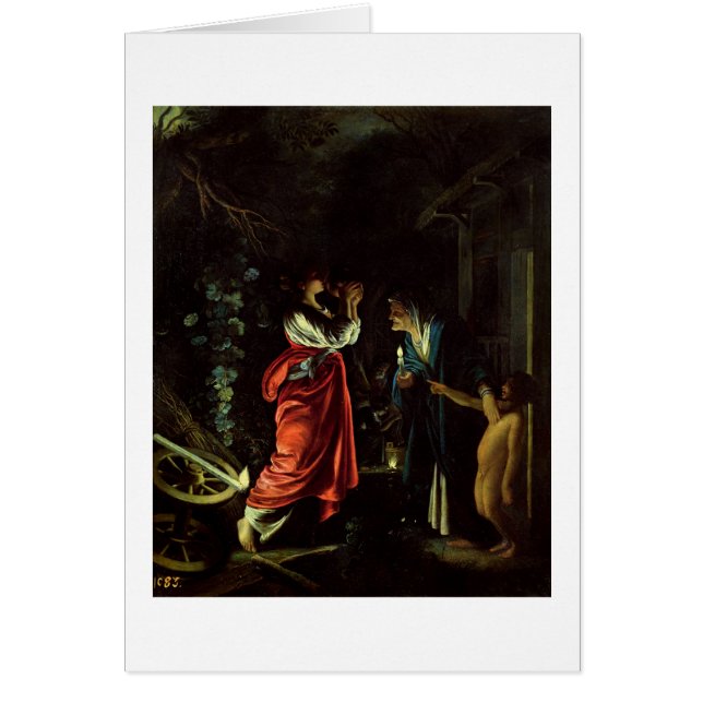 Ceres en Stellio (olie op koper) (Voorkant)