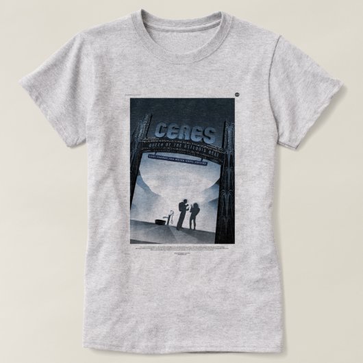 Ceres Fantasy Ruimtereis T-shirt (Design voorkant)