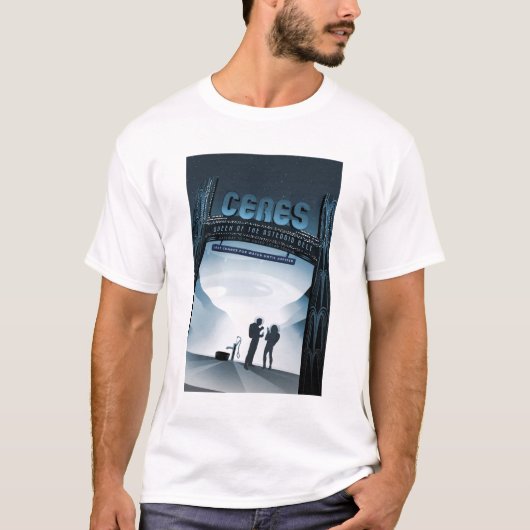 Ceres - NASA-visies van de Toekomstige T-Shirt (Voorkant)