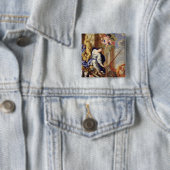 Ceres Vanquishing the Attributes of War Vierkante Button 5,1 Cm (In situ)