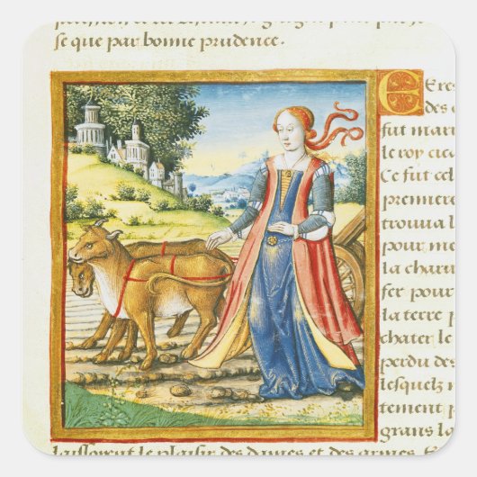 Ceres Vierkante Sticker (Voorkant)