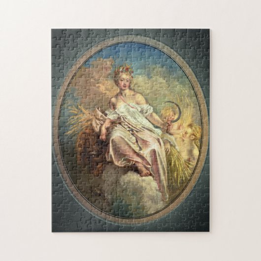 Ceres (zomer) van Antoine Watteau Old Masters Repr Legpuzzel (Verticaal)