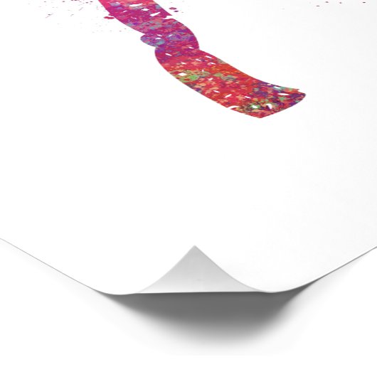 Cerf Animal Forêt Faune Sauvage Natuur Monde Terre Foto Afdruk (Hoek)