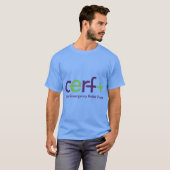 CERF Blok grappig T-shirt (Voorkant volledig)