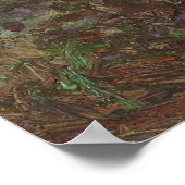 Cerf Dans La Forêt de Fontainebleau Félix Ziem Poster (Hoek)