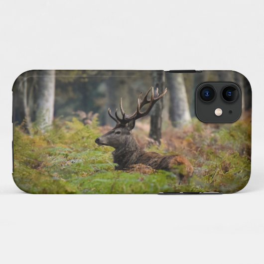 Cerf in het bos van Fontainebleau Case-Mate iPhone Case (Achterkant (horizontaal))
