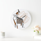 Cerf origami grote klok (Huis)