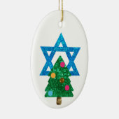 cerin christmukkah hanukkah keramische sieraad keramisch ornament (Rechts)