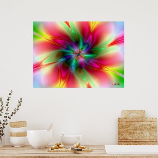 Cerise Delight Poster (Keuken)