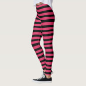 Cerise en Black Stripes Leggings (Links)