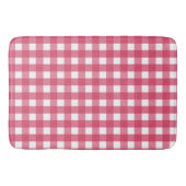 Cerise gingham badmat (Voorkant)