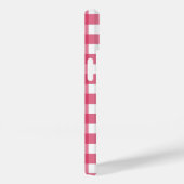 Cerise gingham Hoesje-Mate iPhone case (Achterkant / Rechts)