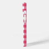 Cerise gingham Hoesje-Mate iPhone case (Achterkant / Links)
