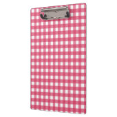Cerise gingham klembord (Links)