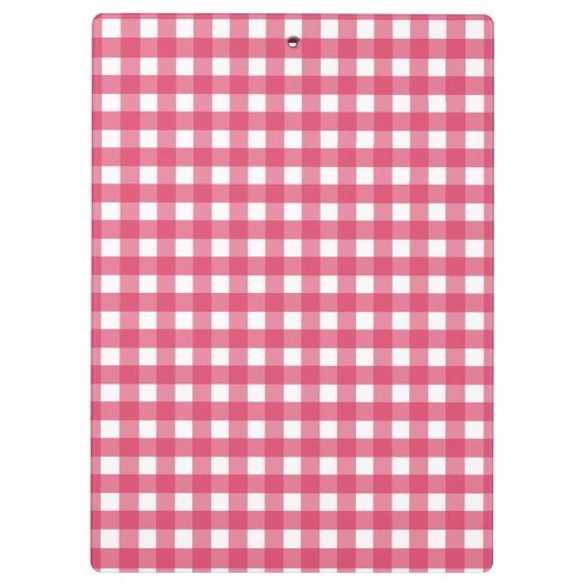Cerise gingham klembord (Achterkant)