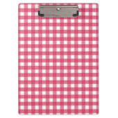 Cerise gingham klembord (Voorkant)