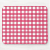Cerise gingham muismat (Voorkant)