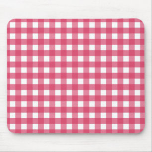 Cerise gingham muismat