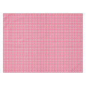 Cerise gingham tafelkleed (Voorkant (Horizontaal))