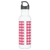 Cerise gingham waterfles  (Achterkant)