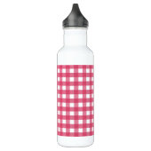 Cerise gingham waterfles  (Links)