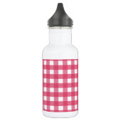 Cerise gingham waterfles (Links)