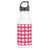 Cerise gingham waterfles (Voorkant)