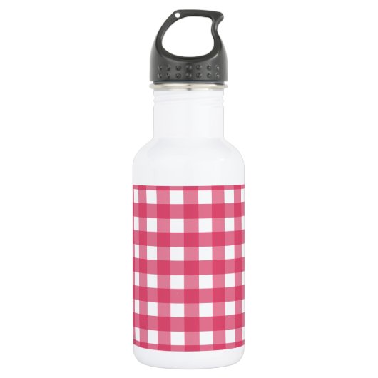 Cerise gingham waterfles  (Voorkant)