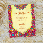 Cerise mandala rangoli mehndi budget uitnodiging