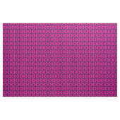 Cerise Pink and Deep Blue Heraldic Fleur-de-Lys Stof (Fat Quarter)
