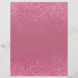 Cerise Shimmer Glitter Dust Scrapbook Paper