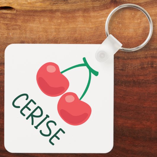 Cerise Sleutelhanger (Achterkant)