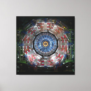 CERN GROTE HADRON COLLIDER CANVAS AFDRUK