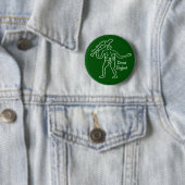 Cerne Abbas Giant Badge Ronde Button 5,7 Cm (In situ)