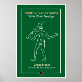 Cerne Abbas Giant Poster