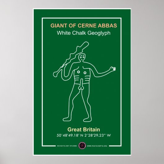 Cerne Abbas Giant Poster (Voorkant)