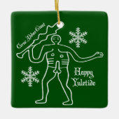 Cerne Giant kerstboom Keramisch Ornament (Voorkant)