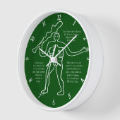 Cerne Giant Lucky Fertility Symbol Clock (Hoek)