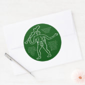 Cerne Giant Ronde Sticker (Envelop)