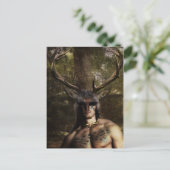 Cernunnos Briefkaart (Staand voorkant)